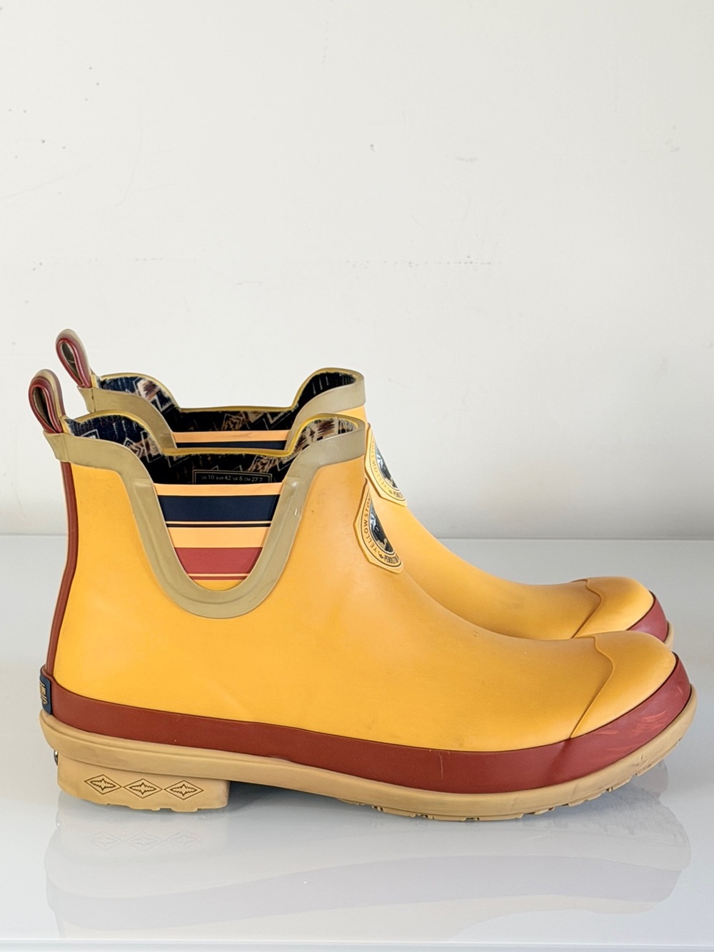 Pendleton Yellowstone National Park Rain Boots Women’s 10 Yellow - Picture 2 of 12